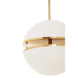 Luxe Brass Sphere Pendant Light