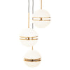 Luxe Brass Sphere Pendant Light