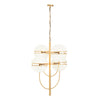 Luxe Brass Sphere Pendant Light