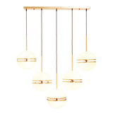 Luxe Split Sphere Pendant Light