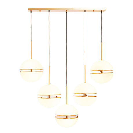 Luxe Split Sphere Pendant Light