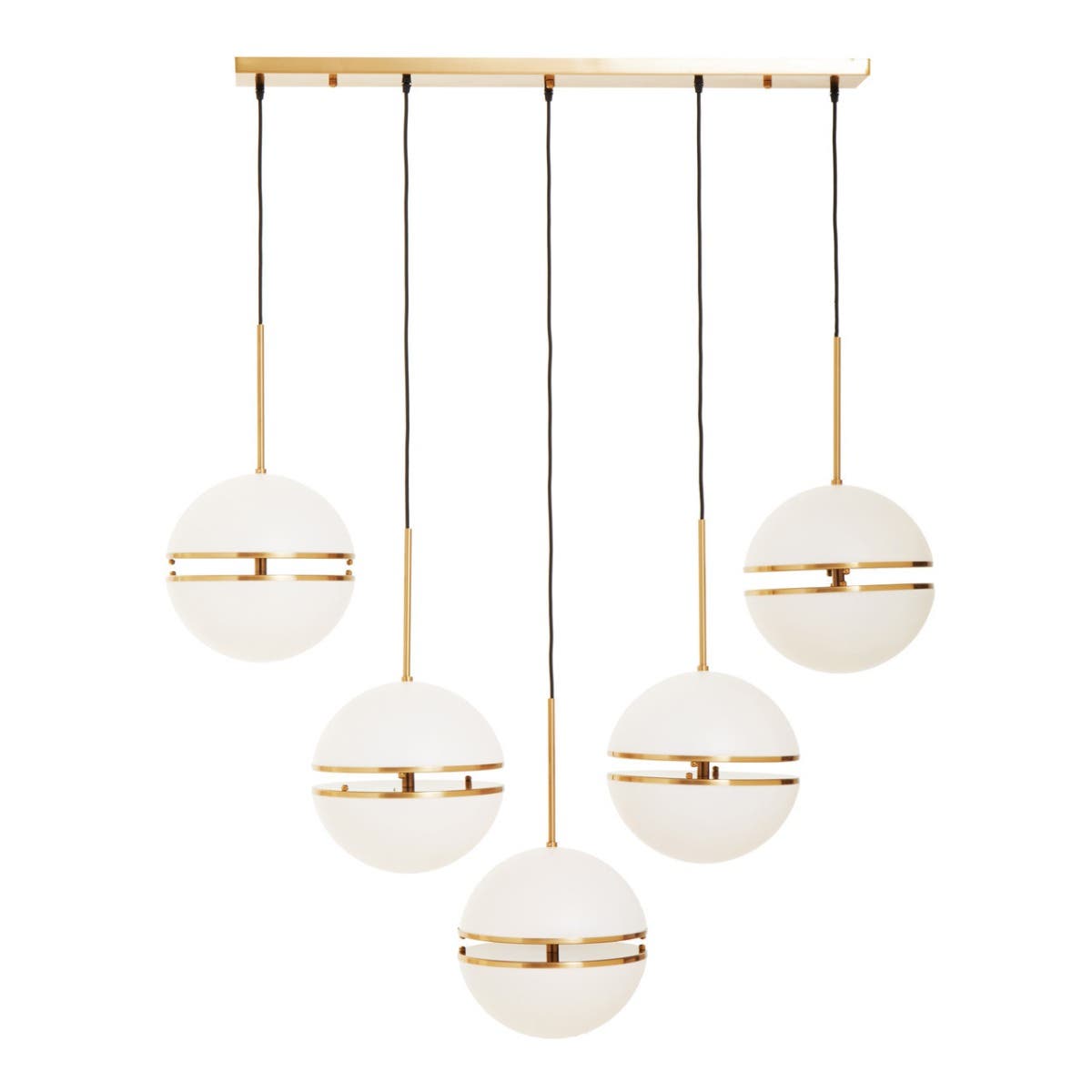 Luxe Split Sphere Pendant Light