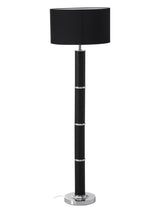 Sleek Chrome Snake Floor Lamp