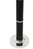 Sleek Chrome Snake Floor Lamp