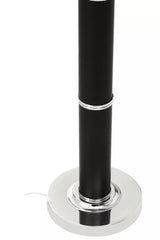 Sleek Chrome Snake Floor Lamp