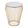 Golden Mirror Side Table