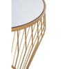 Golden Mirror Side Table