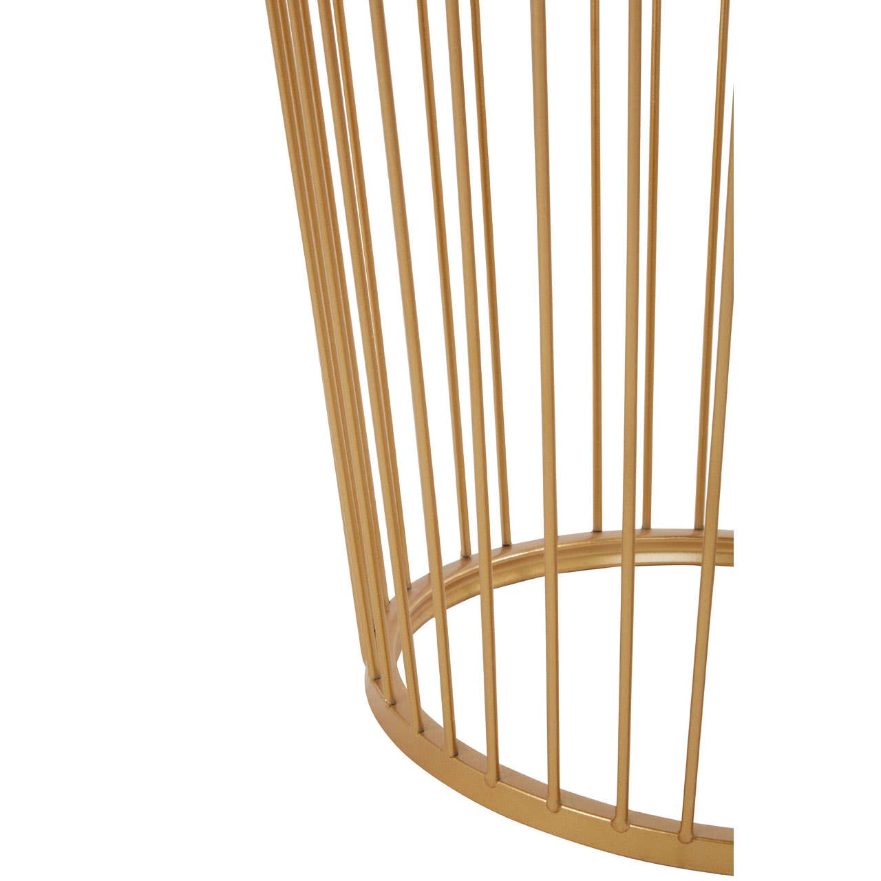 Golden Mirror Side Table