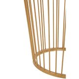 Golden Mirror Side Table
