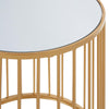 Gold Mirror Side Tables