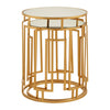 Golden Mirrored Side Tables