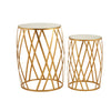 Golden Cross Side Tables