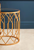 Luxe Gold Frame Side Tables