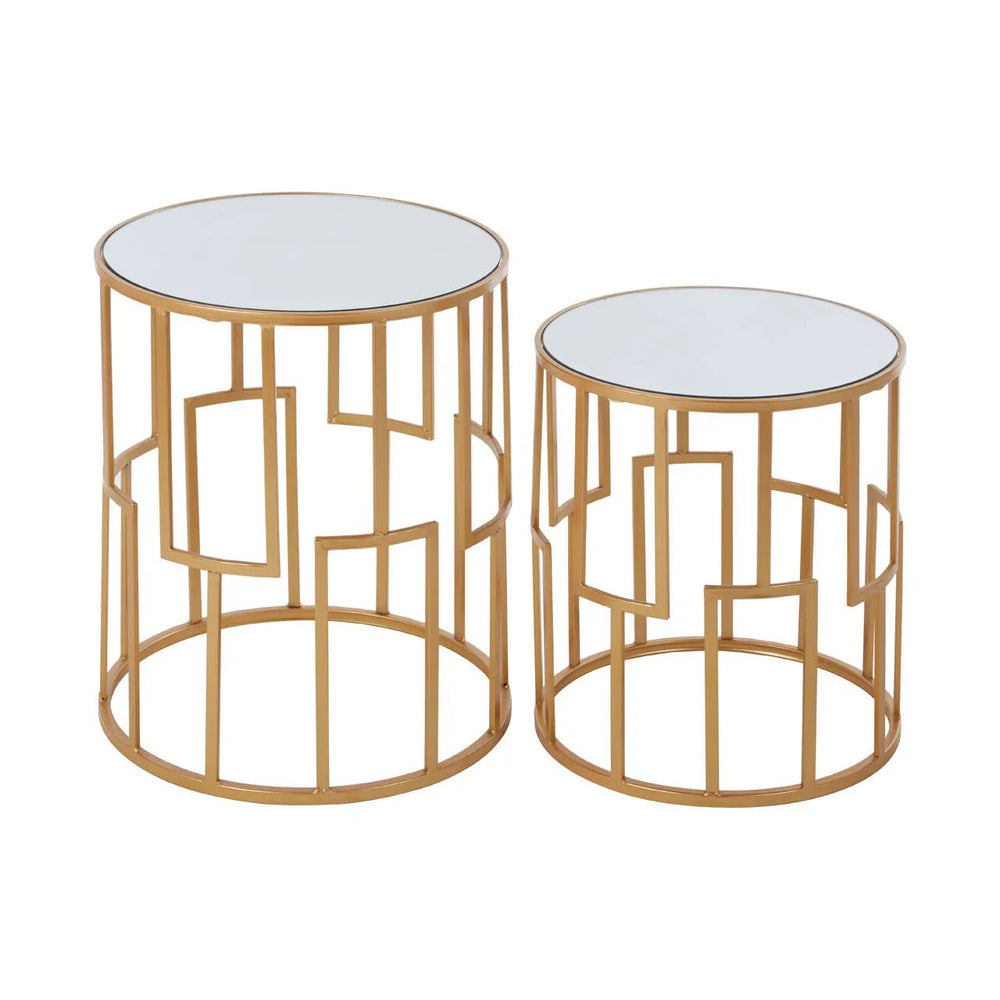 Gold Luxe Side Tables