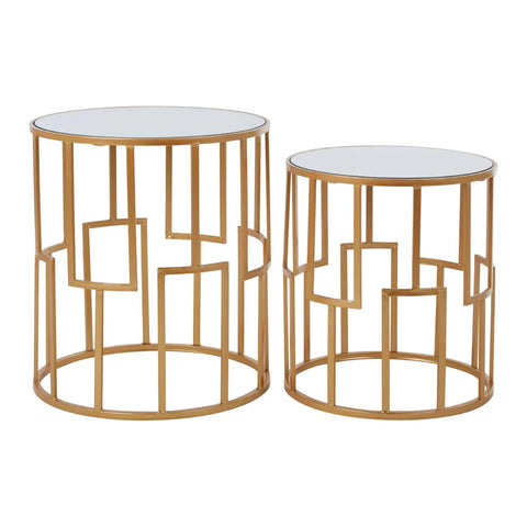 Gold Luxe Side Tables