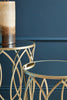 Champagne Finish Side Tables