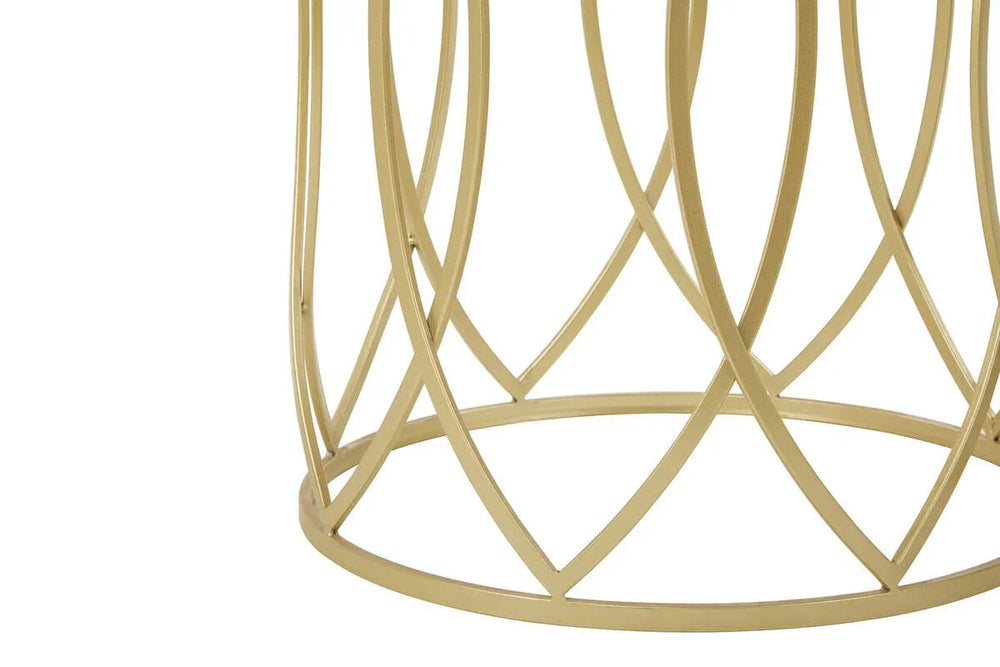 Champagne Side Tables Set