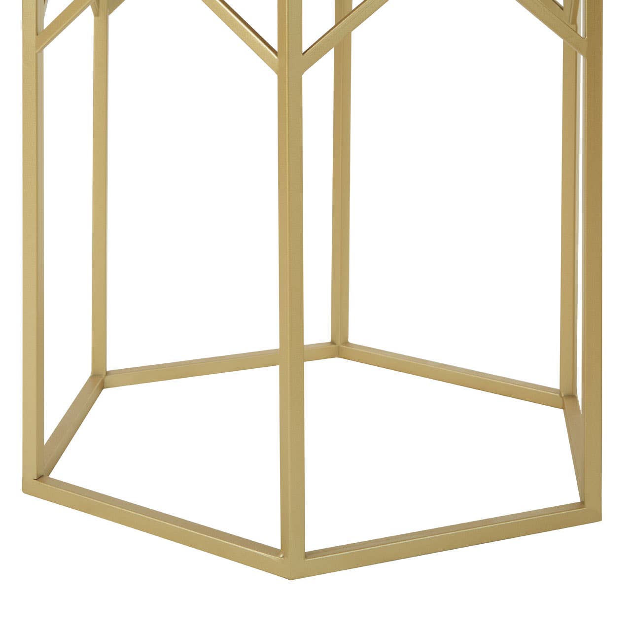 Luxe Hexagon Side Tables