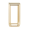 Reflection Champagne Mirrored Side Tables