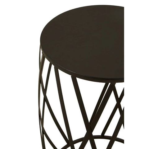Lattice Design Metal Side Tables