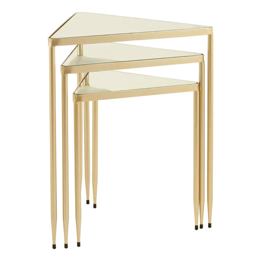 Mirrored Triangle Nesting Tables