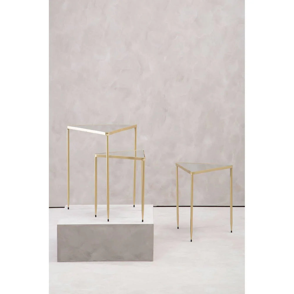 Mirrored Triangle Nesting Tables