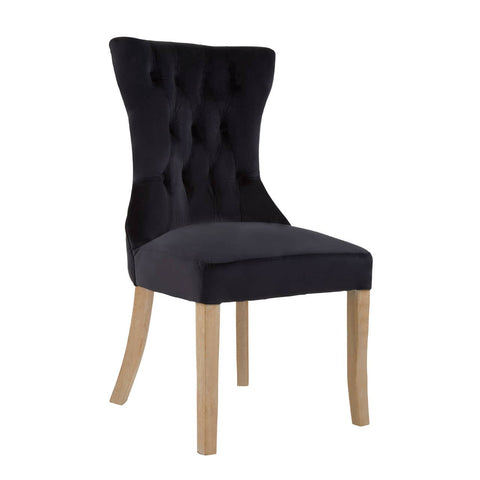Luxe Velvet Button Dining Chair