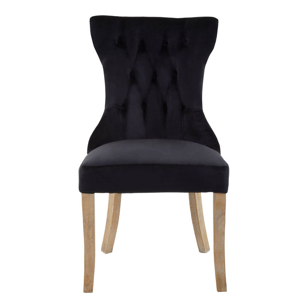 Luxe Velvet Button Dining Chair