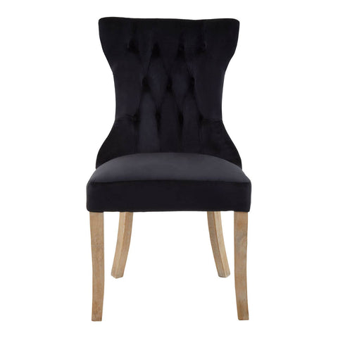 Luxe Velvet Button Dining Chair