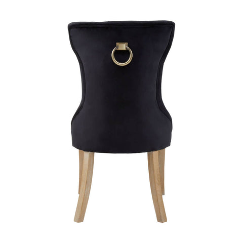 Luxe Velvet Button Dining Chair
