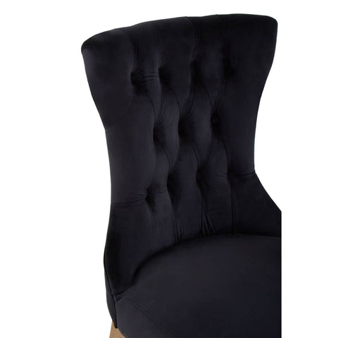 Luxe Velvet Button Dining Chair