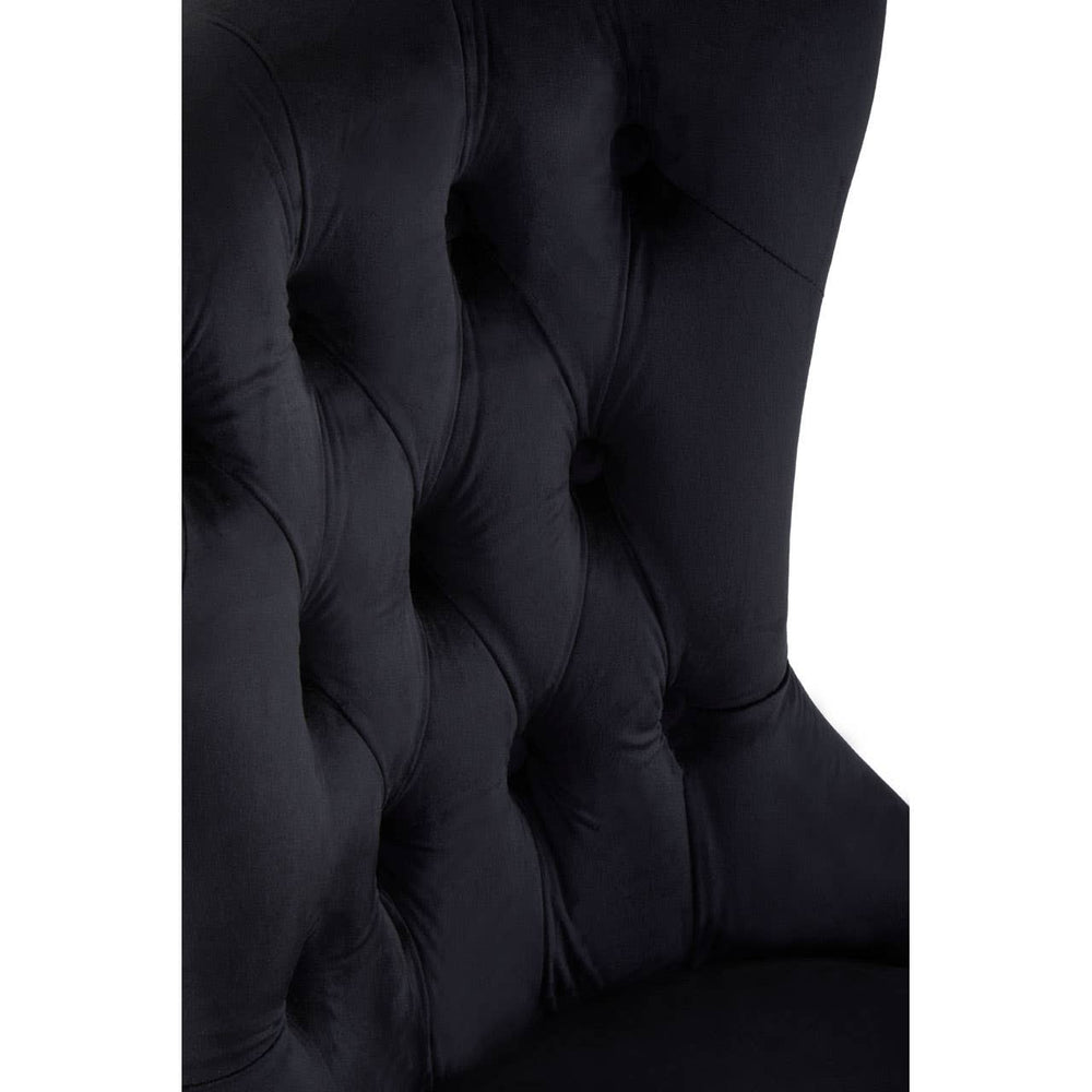 Luxe Velvet Button Dining Chair