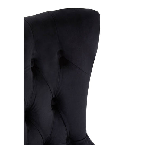 Luxe Velvet Button Dining Chair