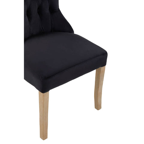 Luxe Velvet Button Dining Chair