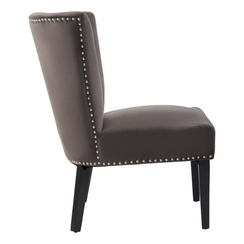 Luxe Velvet Wingback Dining Chair