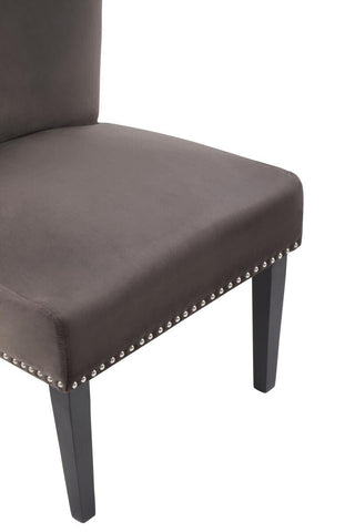 Luxe Velvet Wingback Dining Chair