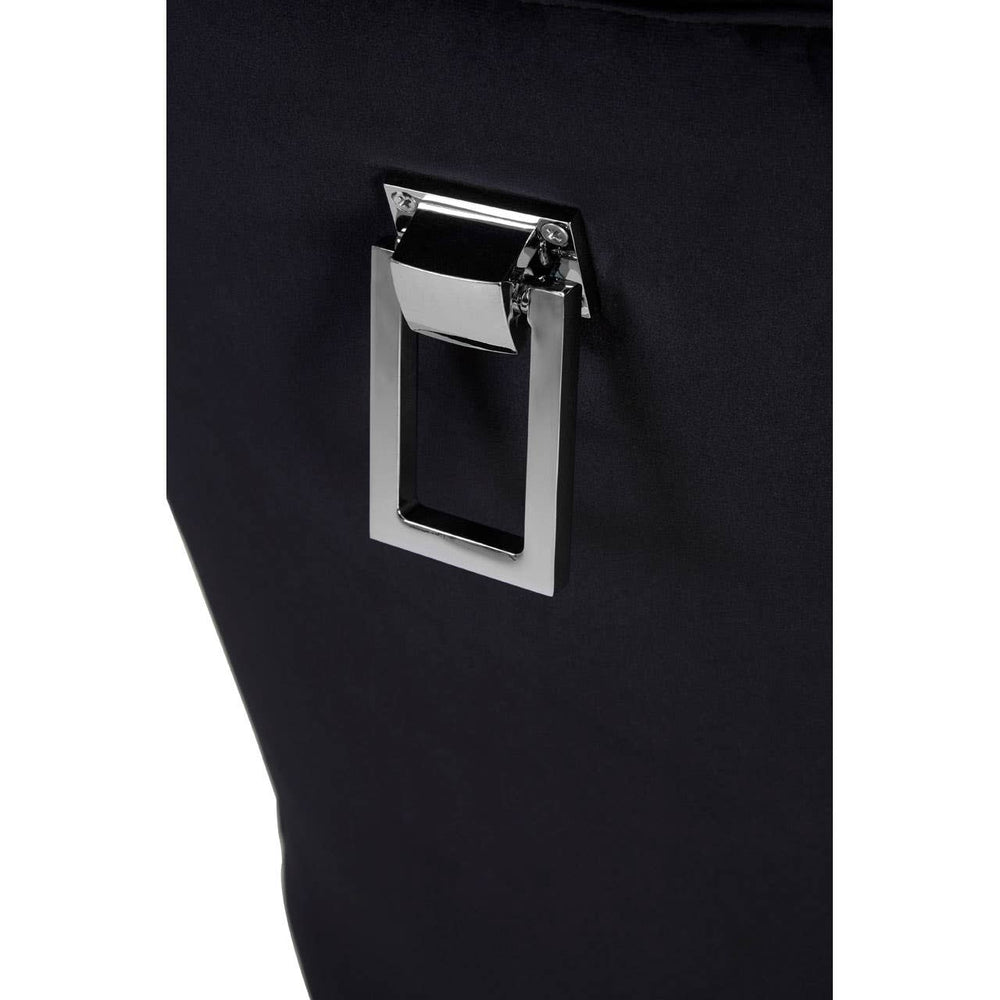 Luxe Black Velvet Dining Chair