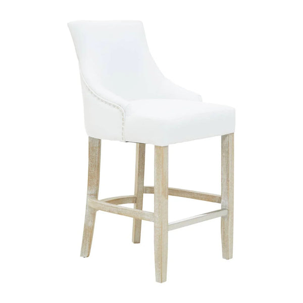 Luxe Ivory Bar Chair