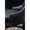 Studded Leather Bar Chair