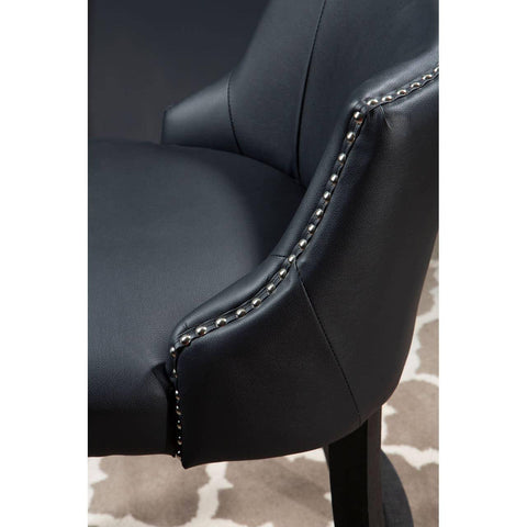 Elegant Stud Detail Bar Chair