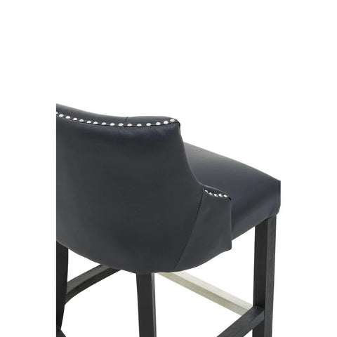 Elegant Stud Detail Bar Chair