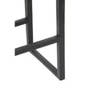 Boho Chic Leather Bar Stool