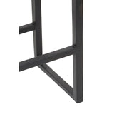 Boho Chic Leather Bar Stool