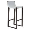 Boho Chic Leather Bar Stool