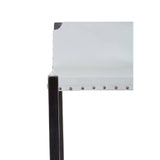 Boho Chic Leather Bar Stool
