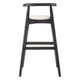 Boho Chic Leather Bar Stool