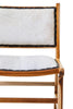 Boho Leather Dining Chair