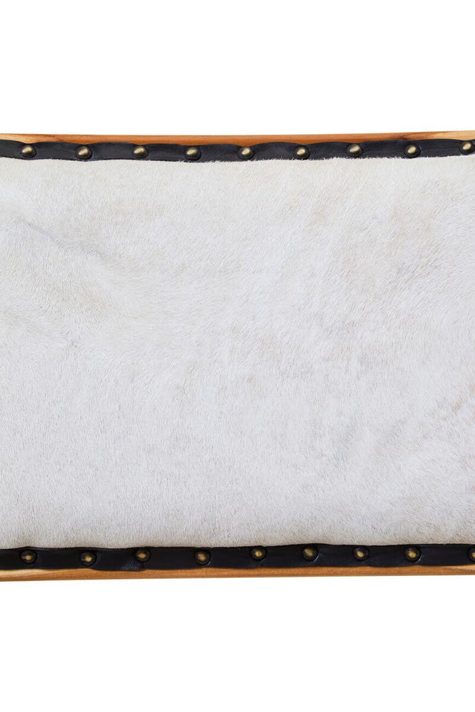 Boho Leather Dining Chair