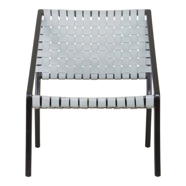 Modern Teak Leather Chair