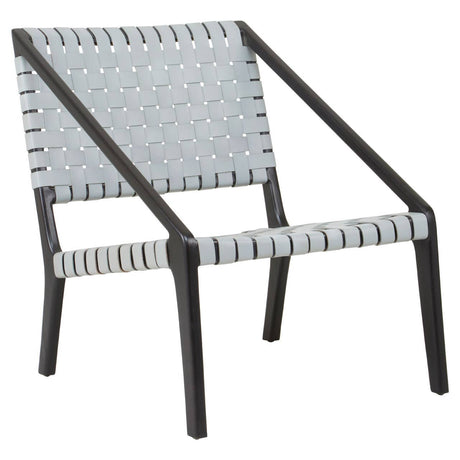 Modern Teak Leather Chair